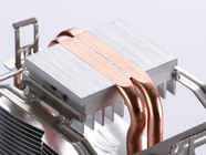 Aluminum Fin Heat Sink With Copper Pipe 99.5% Purity Stamping Power